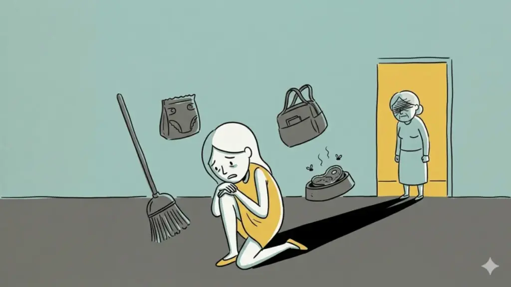 Chỉ vì miếng thịt, mẹ chồng nói như xúc phạm tôi